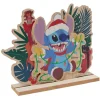 Décoration Disney à poser Stitch Noël bois L23xH19,5cm-Gifi Online