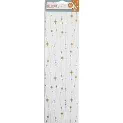 Décoration fenêtre Noël électrostatique guirlande étoile doré-Gifi Best