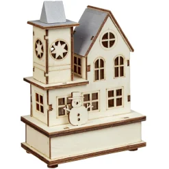 Décoration lumineuse, bois-Gifi Online