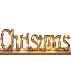Décoration lumineuse Christmas corde bois 35 LED-Gifi Online