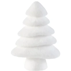 Décoration sapin de Noël blanc-Gifi
