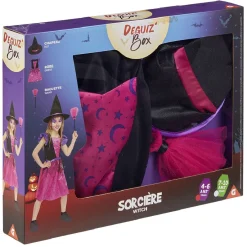 Deguiz'box déguisement sorcière enfant 4/6 ans-Gifi Hot