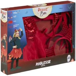 Deguiz'box enfant Halloween diablesse Taille unique-Gifi Discount