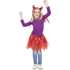 Deguiz'box enfant Halloween diablesse Taille unique-Gifi Discount
