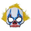Demi masque clown Halloween avec cheveux-Gifi