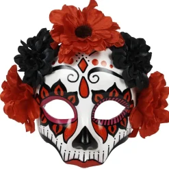 Demi masque fleur Day of dead-Gifi Best