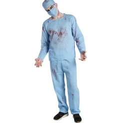 Déguisement adulte chirurgien Halloween taille S-Gifi New