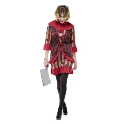 Déguisement adulte clown ensanglanté robe Halloween taille M-Gifi Online
