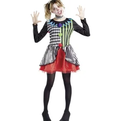 Déguisement adulte clown tour de cou et robe taille S-Gifi Discount