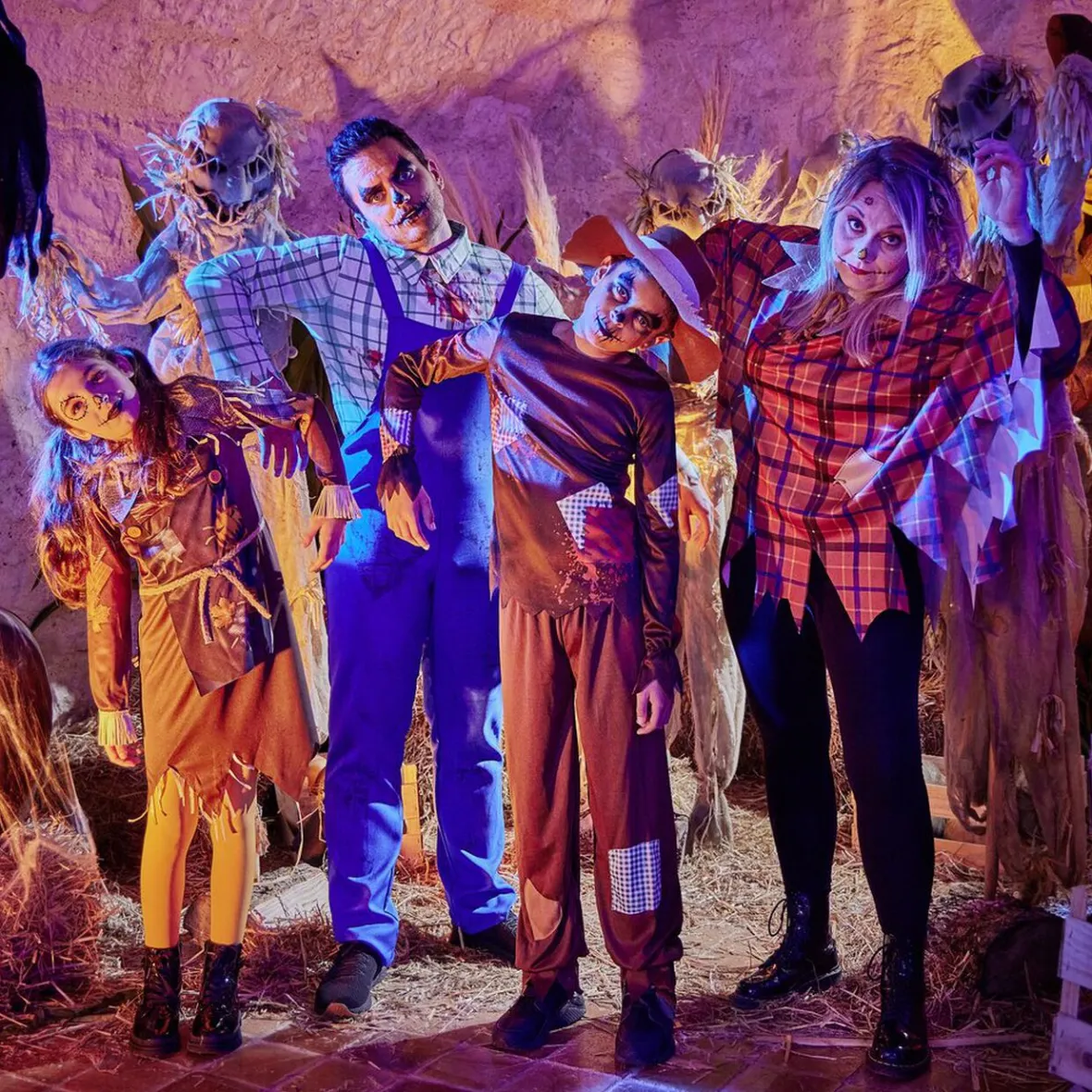 Déguisement adulte fermier assassin chemise et salopette taille unique-Gifi Online