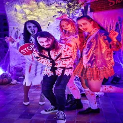 Déguisement adulte Halloween infirmière zombie sanglant Taille S-Gifi Online