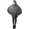 Déguisement adulte Halloween araignée poncho noir gris - Taille unique-Gifi Hot