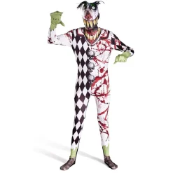 Déguisement adulte Halloween monstre clown combinaison - Taille unique-Gifi