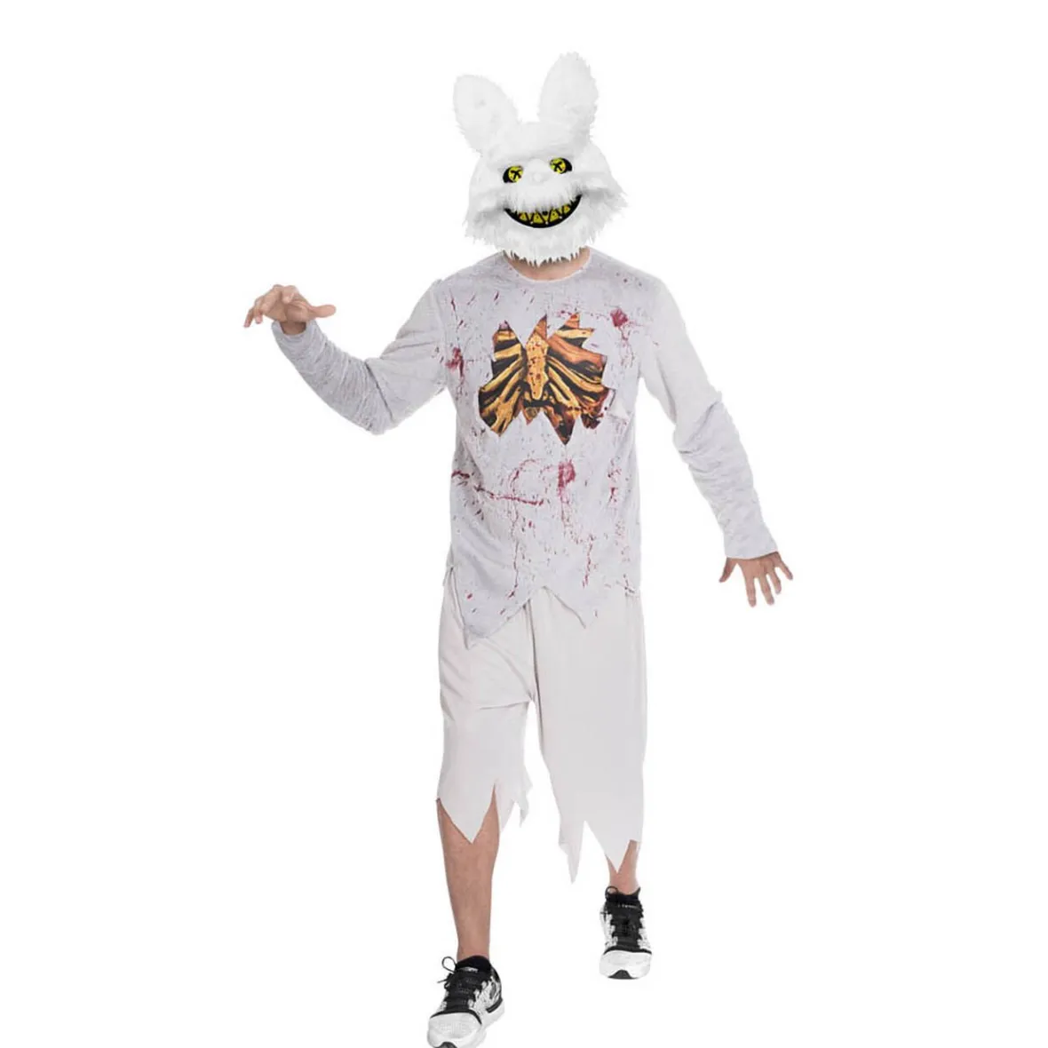 Déguisement adulte lapin zombie Bunny cauchemar Halloween-Gifi Best