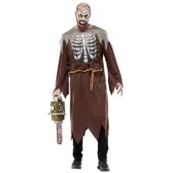 Déguisement adulte moine squelette Halloween-Gifi Online