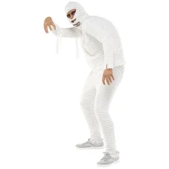 Déguisement adulte momie avec masque Halloween-Gifi Discount