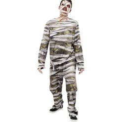 Déguisement adulte momie déchirée Halloween-Gifi Online