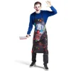 Déguisement adulte tablier clown Halloween taille unique-Gifi