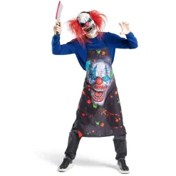 Déguisement adulte tablier clown Halloween taille unique-Gifi