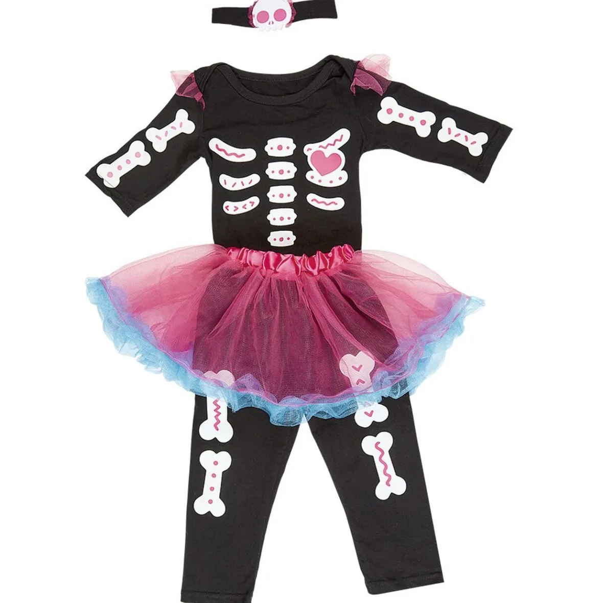 Déguisement bébé squelette Halloween 18 à 24 mois-Gifi