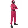 Déguisement combinaison Squid Game rouge Taille S-Gifi Outlet