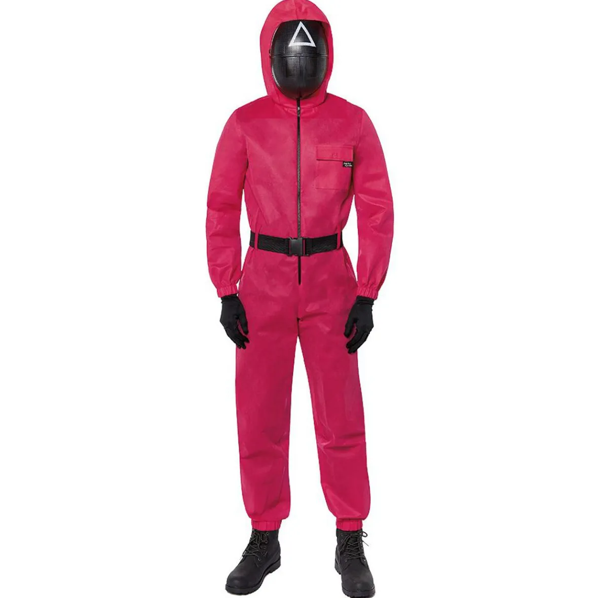 Déguisement combinaison Squid Game rouge Taille S-Gifi Outlet