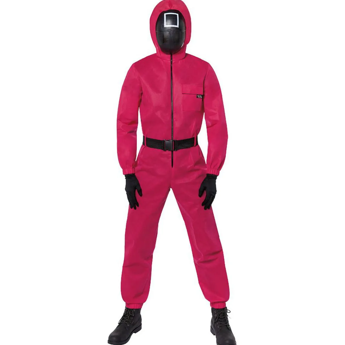 Déguisement combinaison Squid Game rouge Taille S-Gifi Outlet