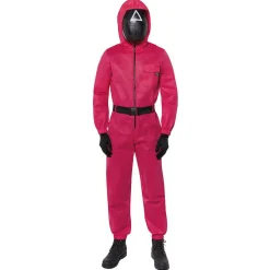Déguisement combinaison Squid Game rouge Taille M-Gifi Sale