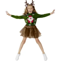 Déguisement de Noël Renne tutu et serre tête marron Taille unique-Gifi Clearance