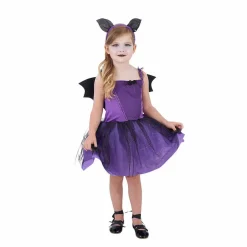 Déguisement enfant Batgirl chauve-souris Halloween 2/4 ans-Gifi Discount