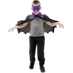 Déguisement enfant Chauve-souris cape et masque Halloween-Gifi Hot