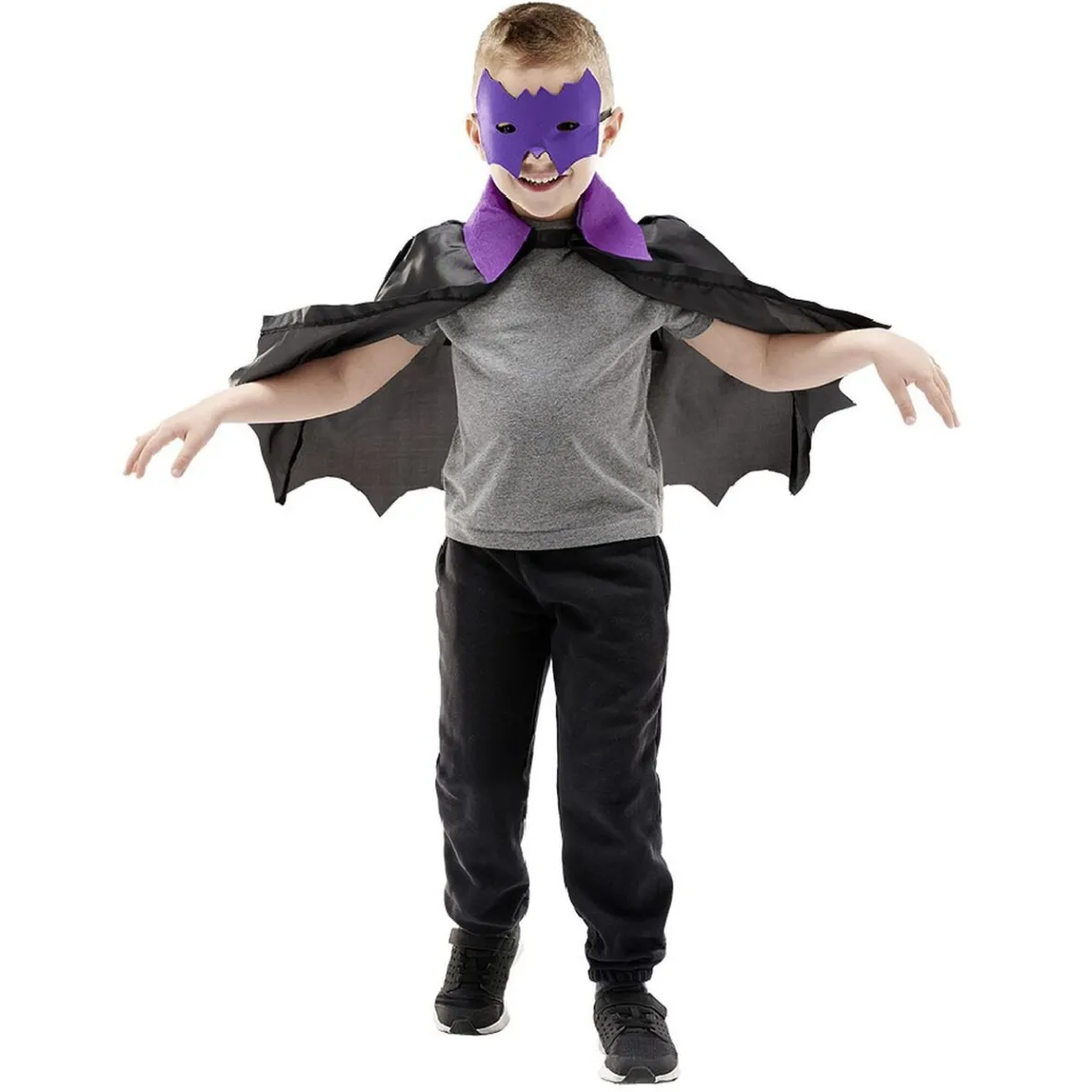 Déguisement enfant Chauve-souris cape et masque Halloween-Gifi Hot