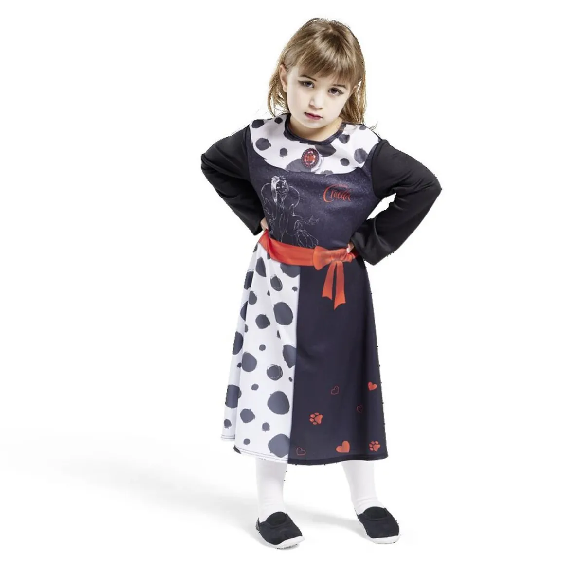 Déguisement enfant Cruella robe 3/4 ans-Gifi Discount