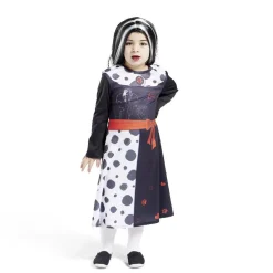 Déguisement enfant Cruella robe 3/4 ans-Gifi Discount