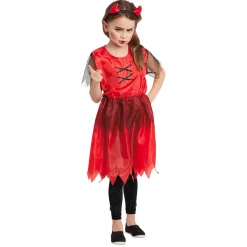 Déguisement enfant diablesse Halloween 11/14 ans-Gifi Hot