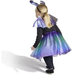 Déguisement enfant dragon tutu ailes serre-tête violet - Taille unique-Gifi Hot
