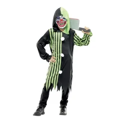 Déguisement enfant Halloween clown masque et tunique 4/6ans-Gifi New