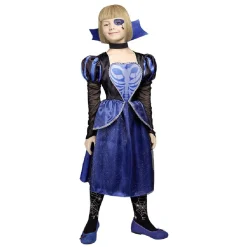 Déguisement enfant Halloween reine robe et col 7/10 ans-Gifi Clearance