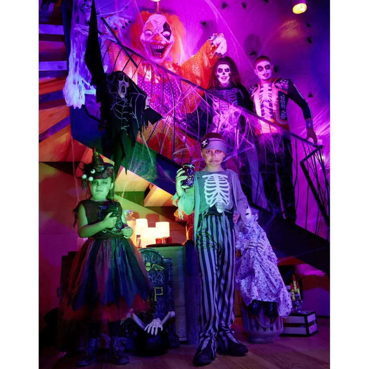 Déguisement enfant Halloween costume pirate zombie 11/14 ans-Gifi Discount