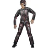 Déguisement enfant Halloween cyborg combinaison et masque 11/14ans-Gifi Hot