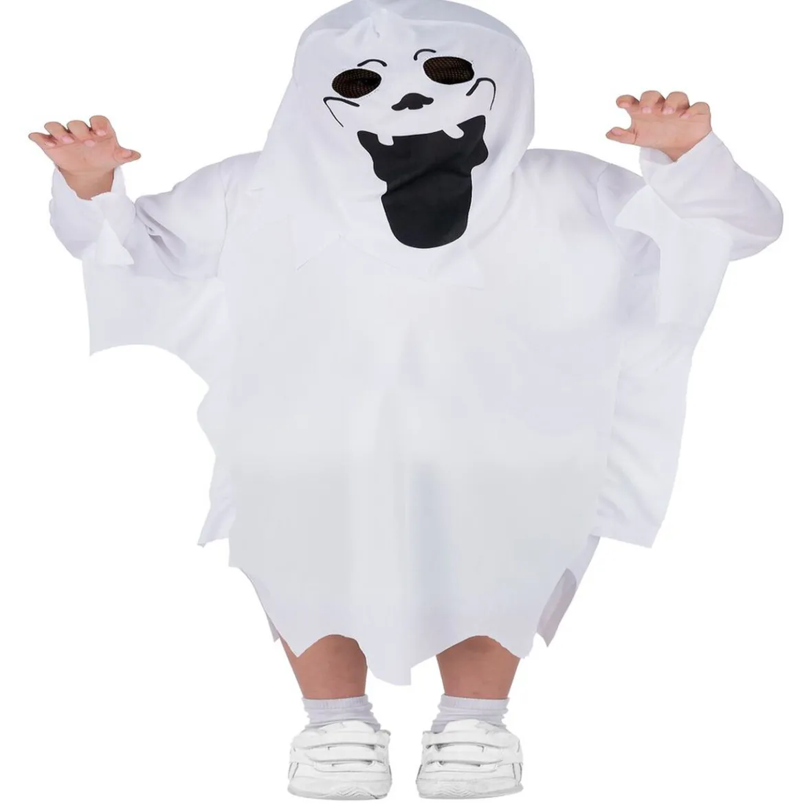 Déguisement enfant Halloween fantôme cagoule et tunique 4/6ans-Gifi Online
