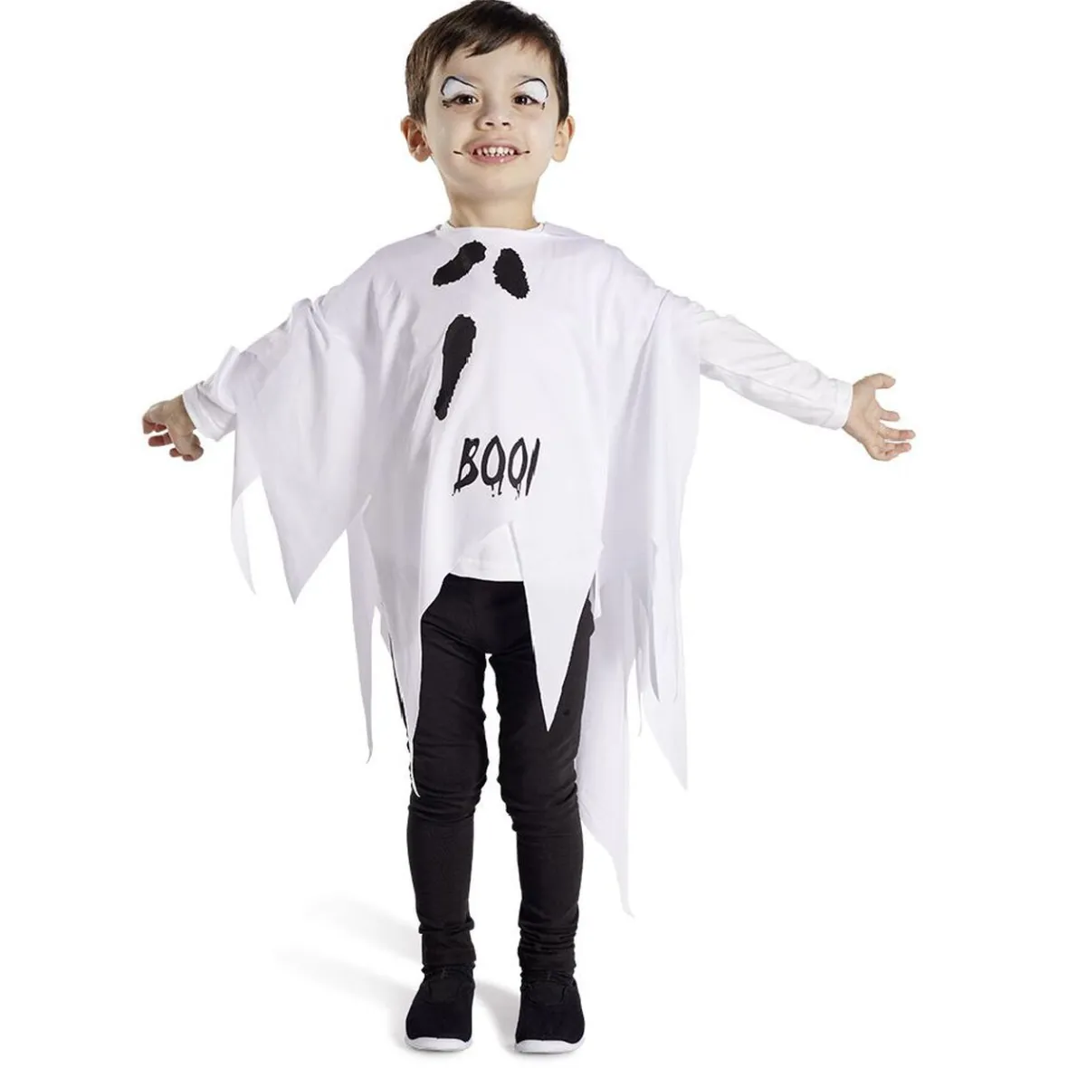 Déguisement enfant Halloween fantôme blanc - Taille unique-Gifi Sale