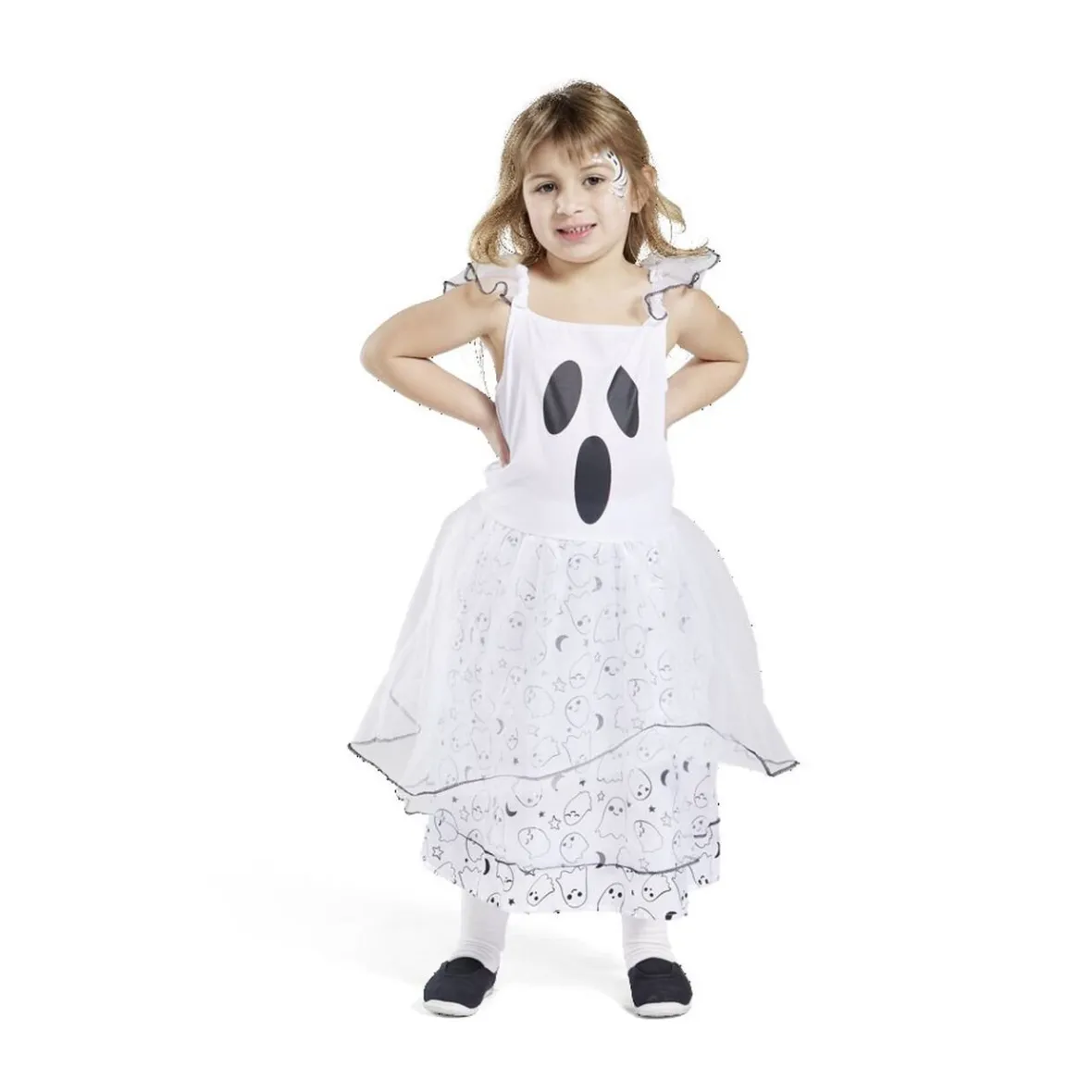 Déguisement enfant Halloween fantôme robe 3/4ans-Gifi Outlet