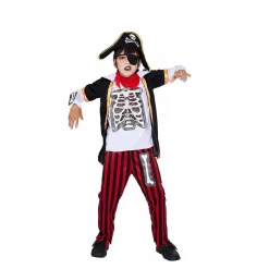 Déguisement enfant pirate zombie Halloween 7/10 ans-Gifi Clearance