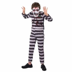 Déguisement enfant prisonnier zombie Halloween 7/10 ans-Gifi Clearance