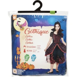 Déguisement enfant robe gothique 7/10 ans-Gifi