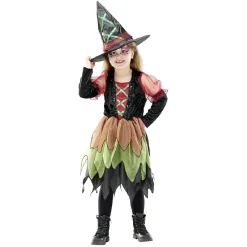 Déguisement enfant sorcière Halloween 7 à 10 ans-Gifi Clearance