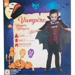 Déguisement enfant vampire 4/6 ans-Gifi Discount