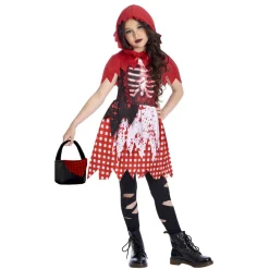 Déguisement fille Chaperon rouge Halloween 7/10 ans-Gifi Sale