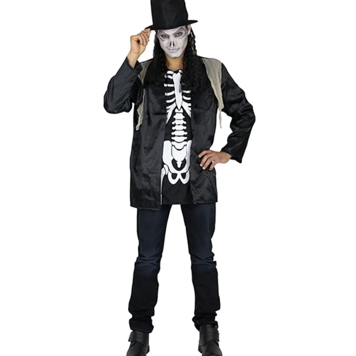 Déguisement homme squelette zombie-Gifi Best